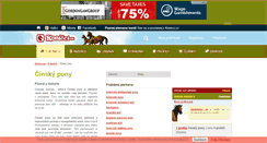 Desktop Screenshot of cinsky-pony.konicci.cz