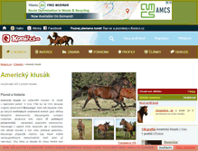 Tablet Screenshot of americky-klusak.konicci.cz