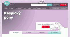 Desktop Screenshot of kaspicky-pony.konicci.cz