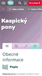Mobile Screenshot of kaspicky-pony.konicci.cz