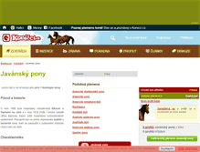 Tablet Screenshot of javansky-pony.konicci.cz