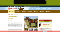 Desktop Screenshot of clevelandsky-hnedak.konicci.cz
