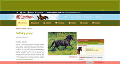 Desktop Screenshot of fellsky-pony.konicci.cz