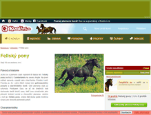 Tablet Screenshot of fellsky-pony.konicci.cz