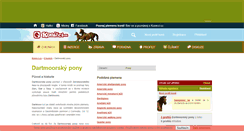 Desktop Screenshot of dartmoorsky-pony.konicci.cz