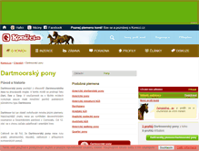 Tablet Screenshot of dartmoorsky-pony.konicci.cz