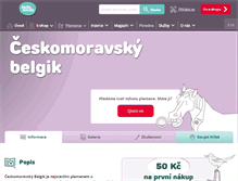 Tablet Screenshot of ceskomoravsky-belgik.konicci.cz
