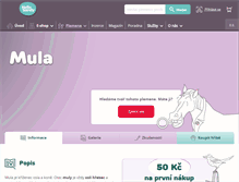 Tablet Screenshot of mula.konicci.cz