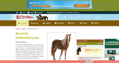 Desktop Screenshot of americky-shetlandsky-pony.konicci.cz